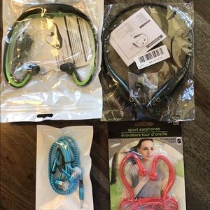 NEW Sports Headphones and Ear Buds